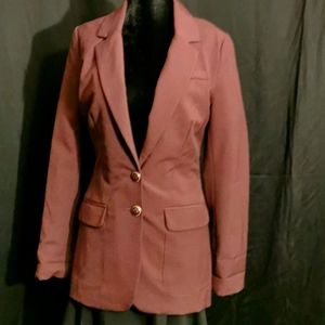 Burgundy blazer